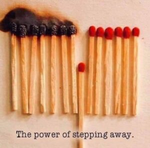 The power of stepping away